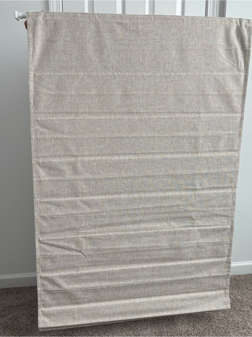Blackout No Drill Blinds, Cordless Roman Shade (LazBlinds)